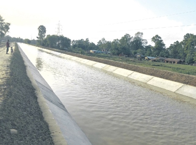 बबई नहरको पश्चिमको मुख्य साइफन उद्घाटन