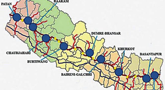 मध्यपहाडी लोकमार्गमा यातायात सञ्चालनको माग
