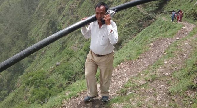 अध्यक्षले गरे, श्रमदान