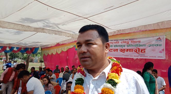 दुई वर्षमै प्रदेश राजधानीमा अन्तर्राष्ट्रिय रंगशाला बनाउँछौं : शाही