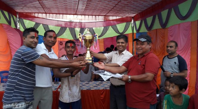 एन्फा कपकाे उपाधी सैनिक महाविद्यालयले चुम्याे