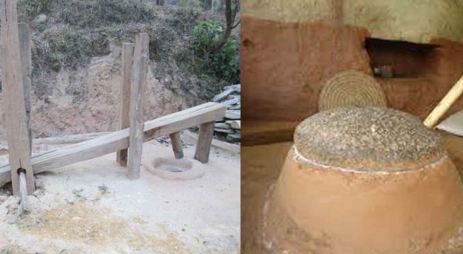 ग्रामिण बस्तीमा आधुनिक मिलकाे प्रवेशले ढिंकी जाँतो लोप