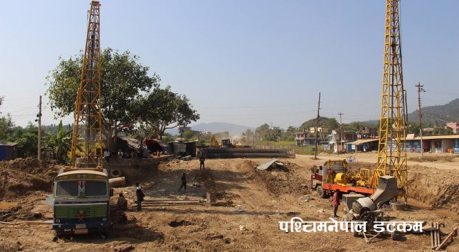 वीरेन्दनगरकाे फोरलेन सडकमा पाँच पुल बन्दै