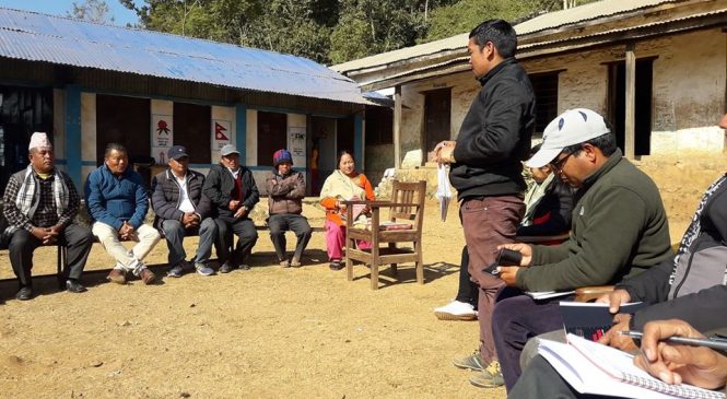 गुर्भाकोटका विद्यालयहरुको अनुगमन