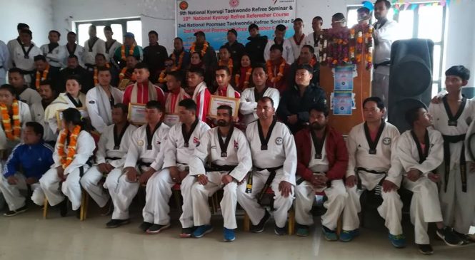 तेक्वान्दोको रेफ्रि रिफ्रेस कोर्ष शुरु