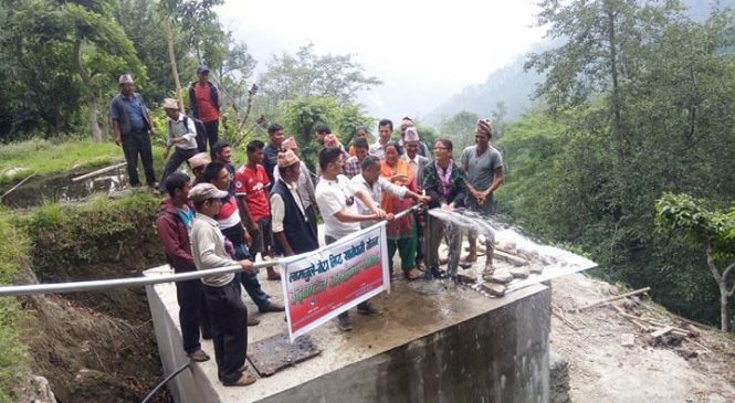 लिफ्ट प्रविधिले हटायो खानेपानीको दुःख