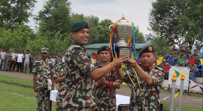 पृतनापति ट्रफीको उपाधि १९ नम्बर बाहिनीले जित्यो