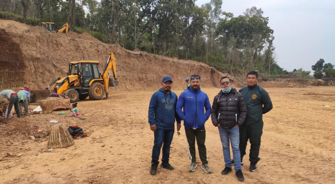 सुर्खेतमा फुटबल रंगशाला निर्माणमा तिव्रता