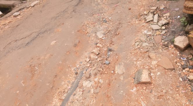 दैलेख बजारको सडक नहर बनेपछि