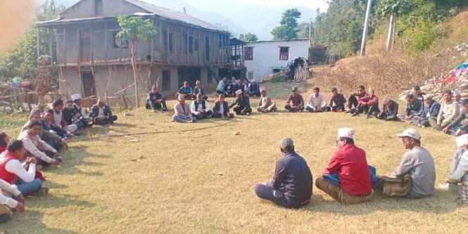 निर्माण नगरे, आयोजना छोड्न स्थानीयको चेतावनी