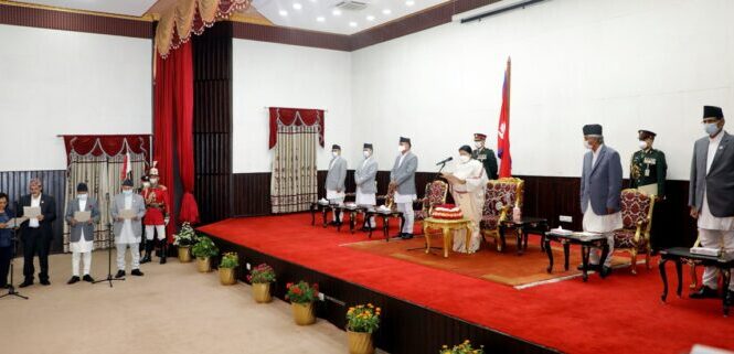 देउवा पाँचौंपटक प्रधानमन्त्री