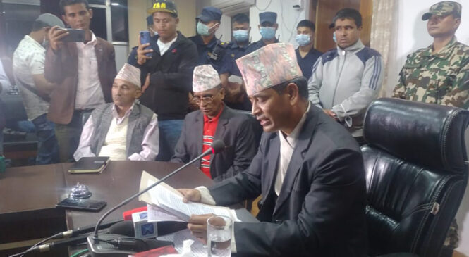 कर्णालीका मुख्यमन्त्री शाहीद्वारा राजिनामा घोषणा