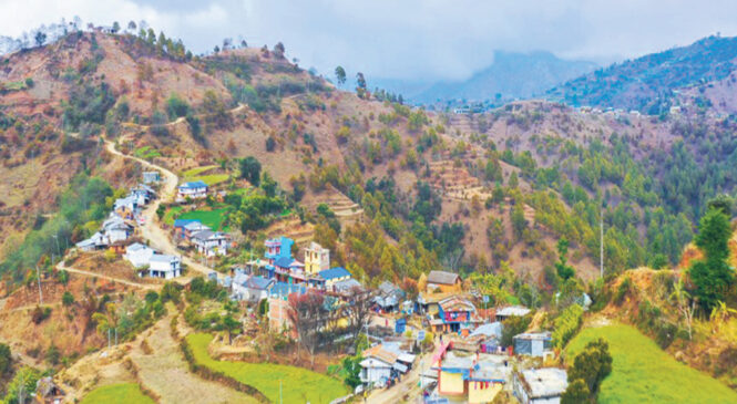 विद्यालयको जमिन अतिक्रमण गरेर बजार