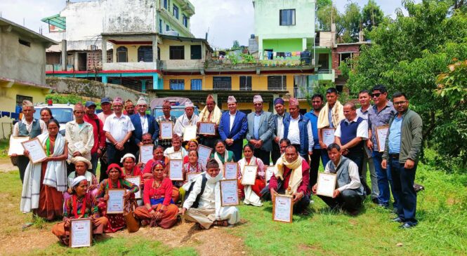 दैलेखका ५०कृषक पुरस्कृत