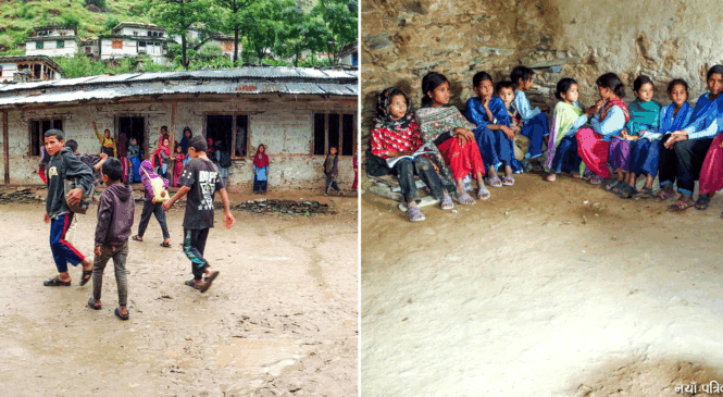 बालबालिकाको खाजा खोसेर शिक्षकलाई तलब