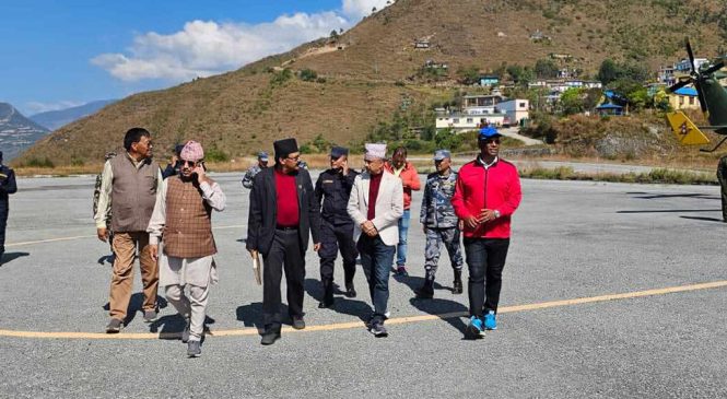 भूकम्प प्रभावितलाई दुई दिनभित्र राहत सामग्री पुर्‍याउन उपप्रधानमन्त्रीको निर्देशन