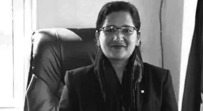 नलगाढ नगरपालिकाकी उपप्रमुख सिंहको भूकम्पमा परेर मृत्यु