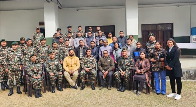 राष्ट्रिय एकताका लागि सेनाको ‘रन फर युनिटी’