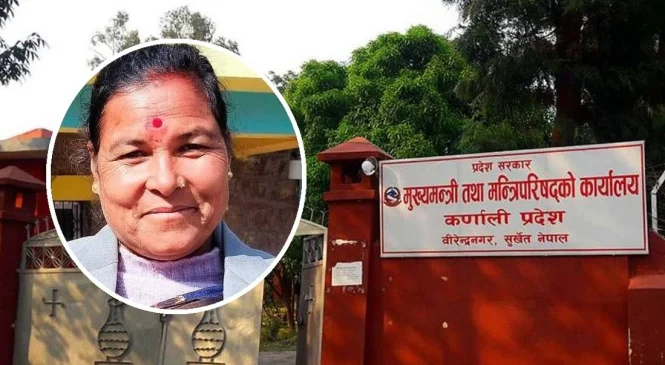 स्कुल टेक्न नपाएकी गमता छाउप्रथाविरुद्ध विद्रोह गर्दै बनिन् राज्यमन्त्री