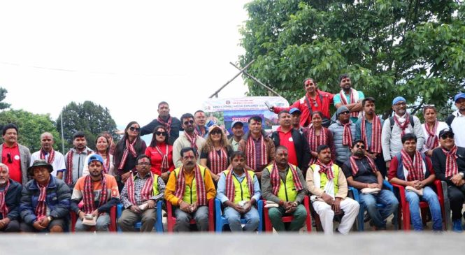 नेपाली र भारतीय पत्रकारलाई रारामा भव्य स्वागत