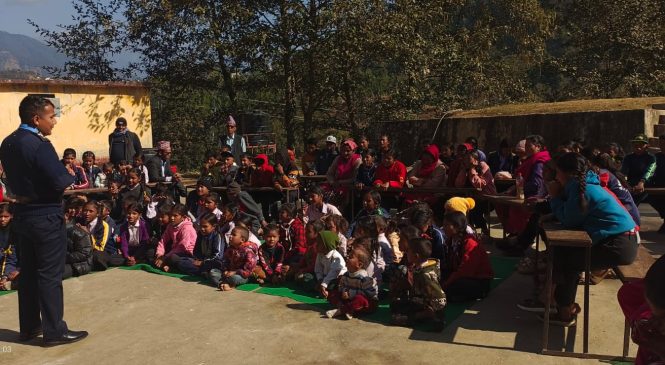 विद्याथीलाई सचेतना कार्यक्रम