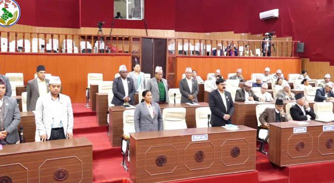 माओवादीले गर्यो कर्णाली प्रदेशसभा बैठक अवरुद्ध