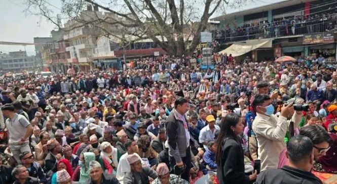 सुर्खेतमा राप्रपाकाे शक्ति प्रदर्शन