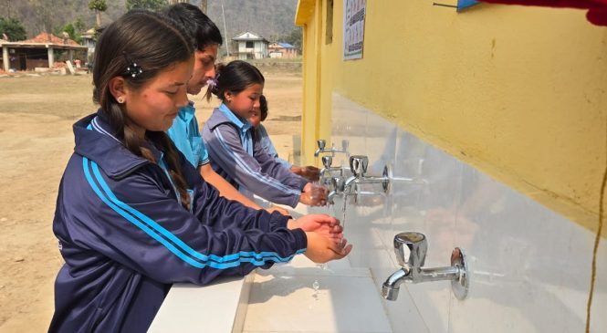 विद्यालयमा पहिलो पटक खानेपानी सुविधा