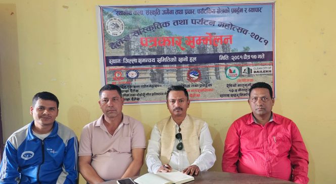 दैलेखमा चैत्र २६ देखी बैशाख ५ गतेसम्म महोत्सव हुँदै