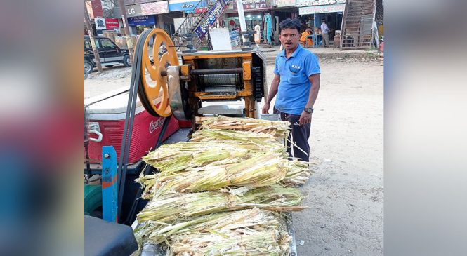 गर्मीसँगै उखु जुस व्यापारीको आम्दानी बढ्दै
