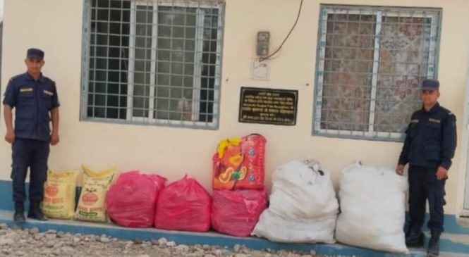 भन्सार छलीका सुर्तीहरुसहित बबईमा सामान बरामद