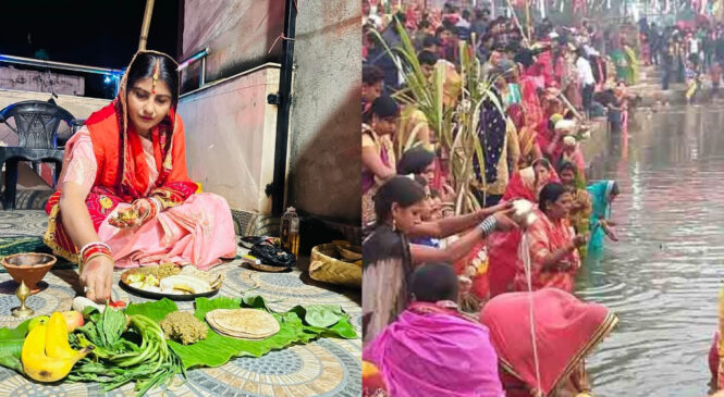 उदाउँदो सूर्यलाई अर्घ चढाएर छठ सम्पन्न